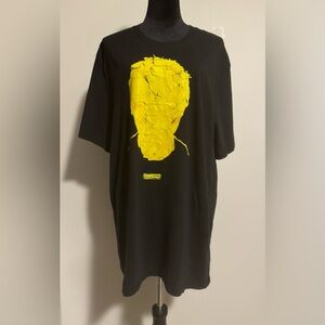 EUC Ed Sheeran Black & Yellow The Subtract Pop Up Experience Graphic Tee size XL